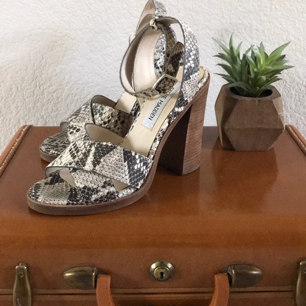 Steve Madden Snake Skin Heels